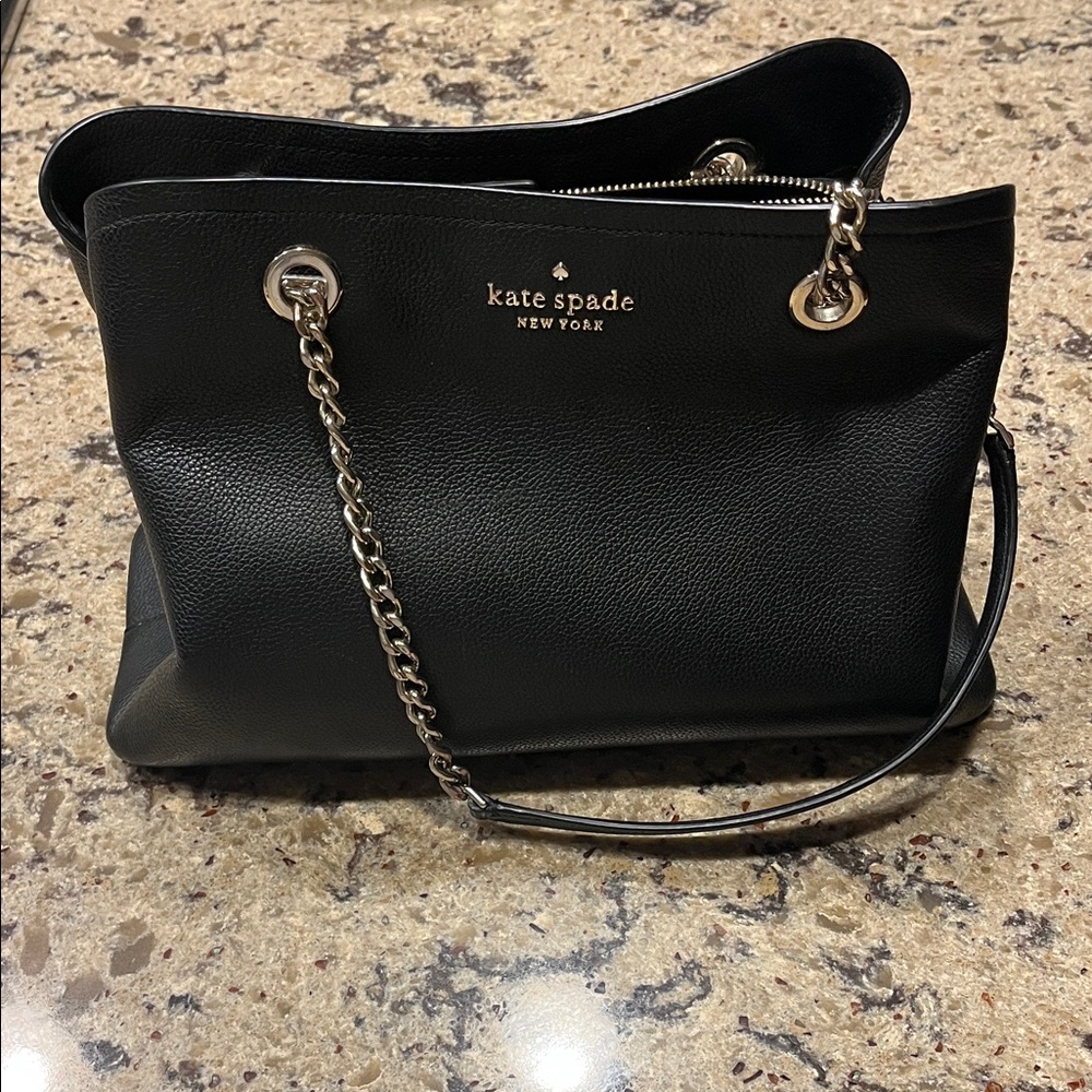 Kate Spade Black Shoulder Bag with Chain Strap